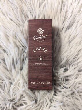 New BA Bergamot Shave Oil Sandalwood
